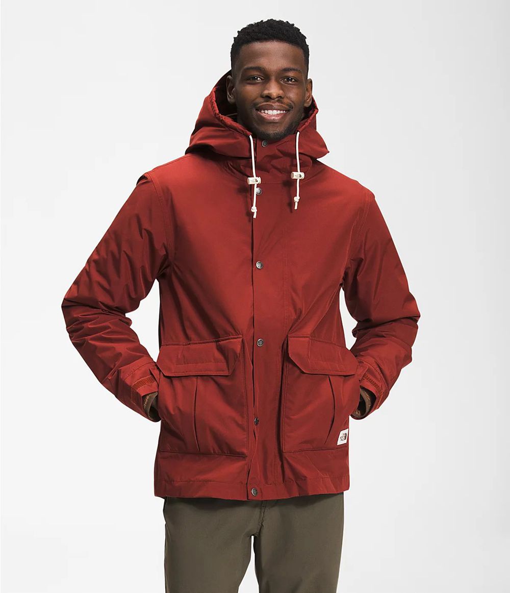 The North Face Fine Pine Wasserdichte Jacken Herren - Rot CH-165TPCZ